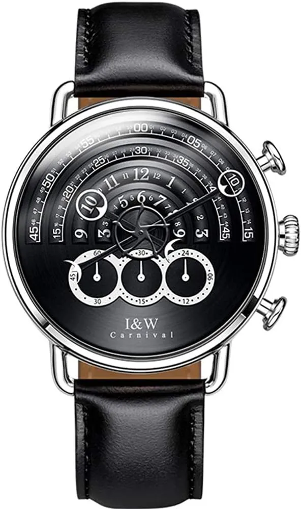 Waterproof Analog Quartz Wrist Watch for Men MASTOPMen's Watches Sapphire Leather Band Luxury Outdoor Military Classic Business Thai Casual 