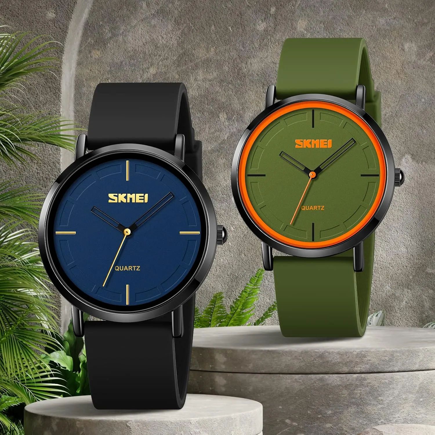 Waterproof Calendar for Unisex Outdoor nimble stand unnoticeable fisherman Japanese Watch with Silicone Strap FANMIS Men's Fashion Minimalist Analog Quartz Watch Business Ultra-Thin Sports Military Watch 