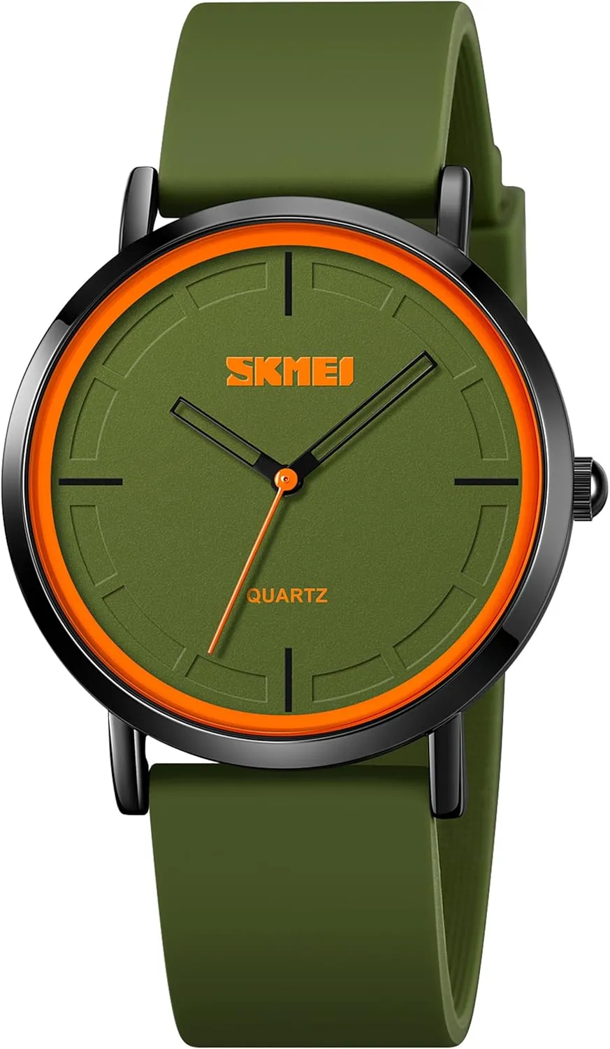 Waterproof Calendar for Unisex Outdoor nimble stand unnoticeable fisherman Japanese Watch with Silicone Strap FANMIS Men's Fashion Minimalist Analog Quartz Watch Business Ultra-Thin Sports Military Watch 