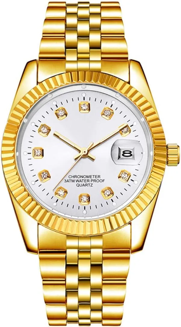 Waterproof Date elegant decor scratch Casual Wrist Watch for Men SENRUD Men's Classic Design Analog Quartz Watches Fashion Business Watch Stainless Steel 