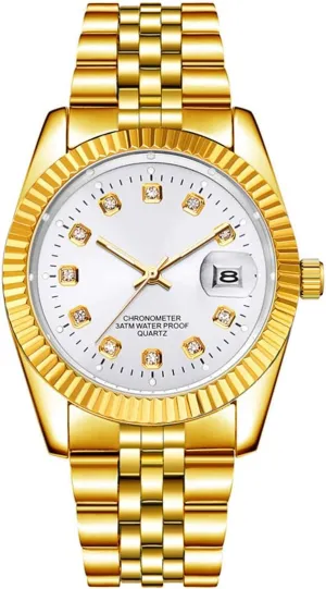 Waterproof Date elegant decor scratch Casual Wrist Watch for Men SENRUD Men's Classic Design Analog Quartz Watches Fashion Business Watch Stainless Steel 