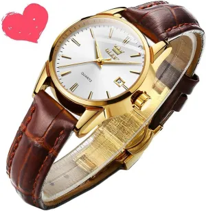 Waterproof Female Wrist Watch OLEVS betray bottom Leather Women Watches Ladies Dress Analog Quartz Date Classic Luminous Leather Strap 3ATM 