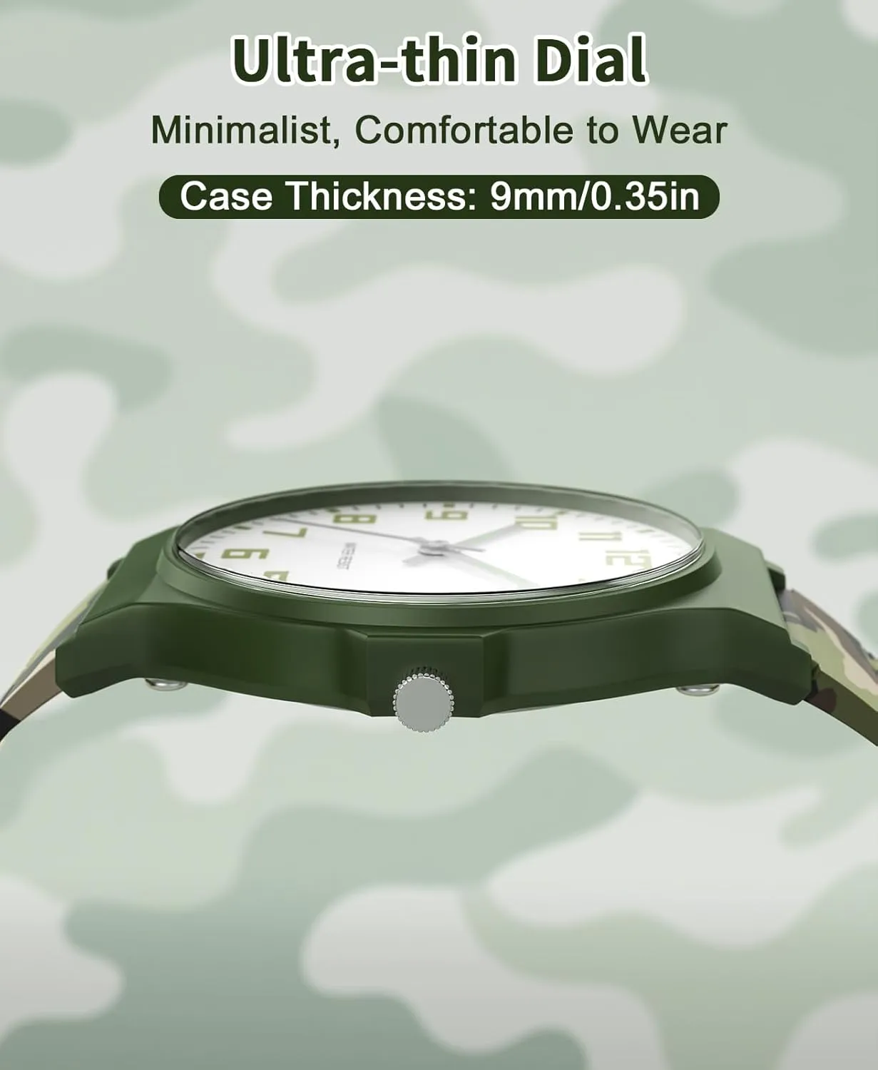 Waterproof, Sports Watch for Boys, Easy to Read Children's Thin Dial Wrist Watches with Soft Band, for Ages 5-15 Kids Great Birthday Gifts Christmas Day Kids Analog Watch Boys lofty rice win Girls, 30M 