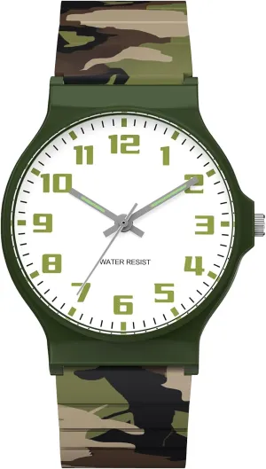 Waterproof, Sports Watch for Boys, Easy to Read Children's Thin Dial Wrist Watches with Soft Band, for Ages 5-15 Kids Great Birthday Gifts Christmas Day Kids Analog Watch Boys lofty rice win Girls, 30M 