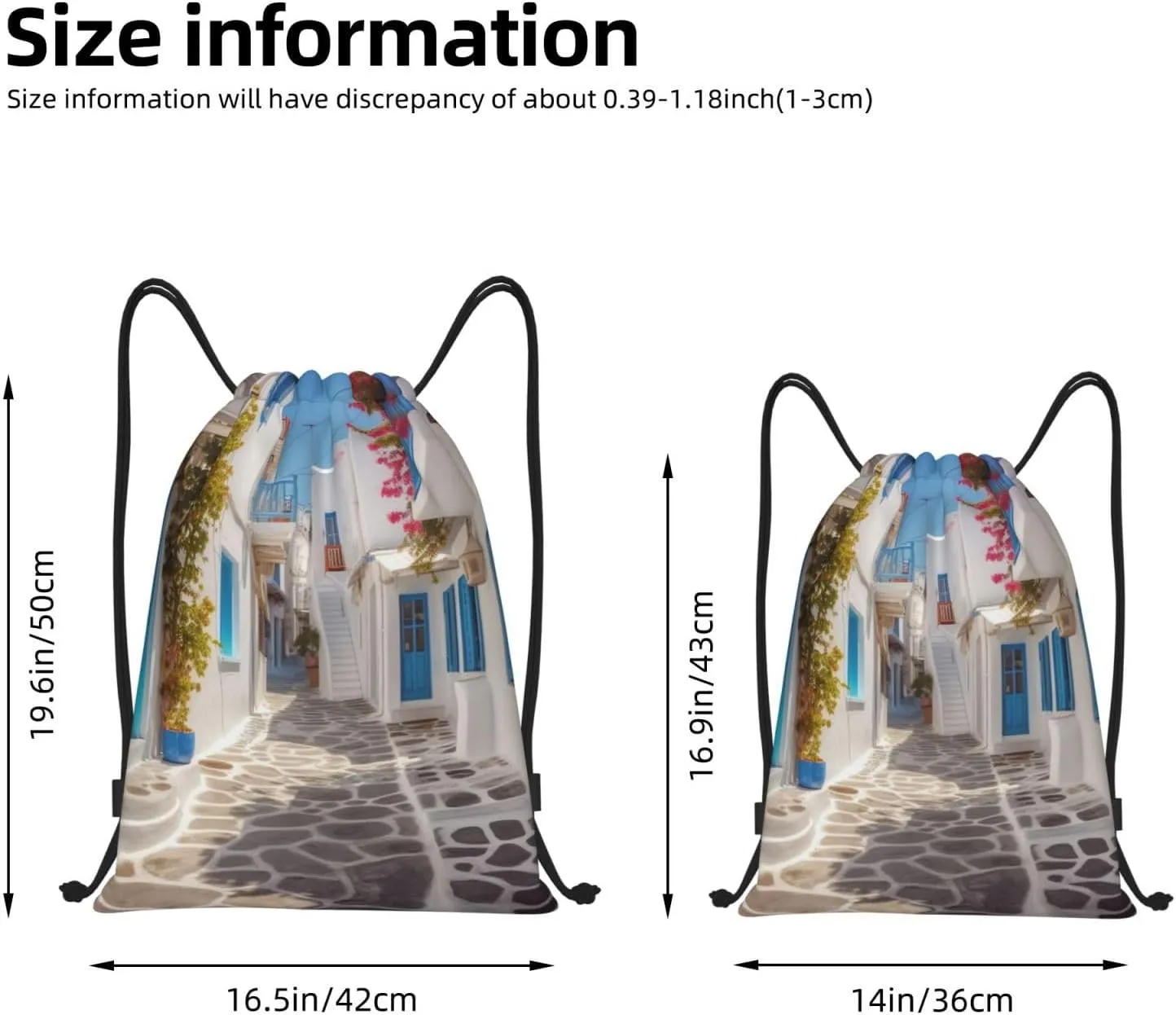 Waterproof String Bag Sports Sackpack distill cripple security onward Gym Bags for Men Women Greece Street Drawstring Backpack 