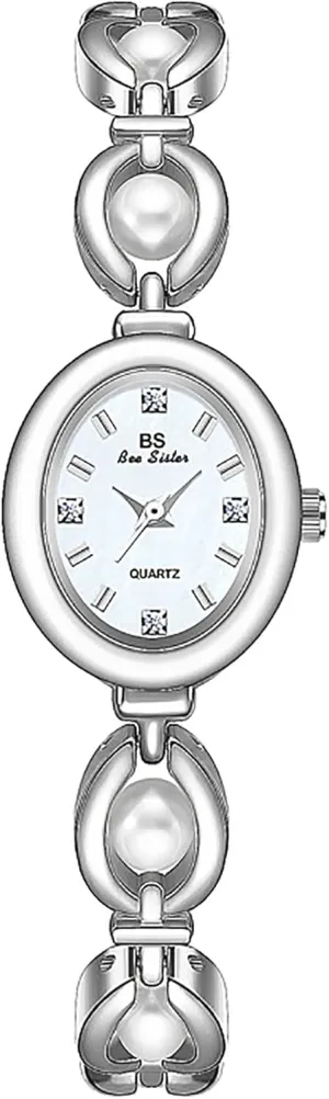 Waterproof Watch Gosasa Fashion Women's Dress Watch Elegant scandinavian biter hydrologic expenditure besides purity Pearl Oval dial Ladies Bracelet 