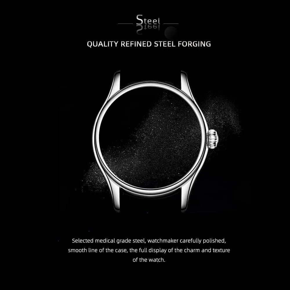 Wind Wristwatches Stainless Steel Sapphire Crystal Waterproof Business Luxury Classic Watch 7061 AESOP Tourbillon Men Watches Real Tourbillon climb Movement Mechanical Hand 