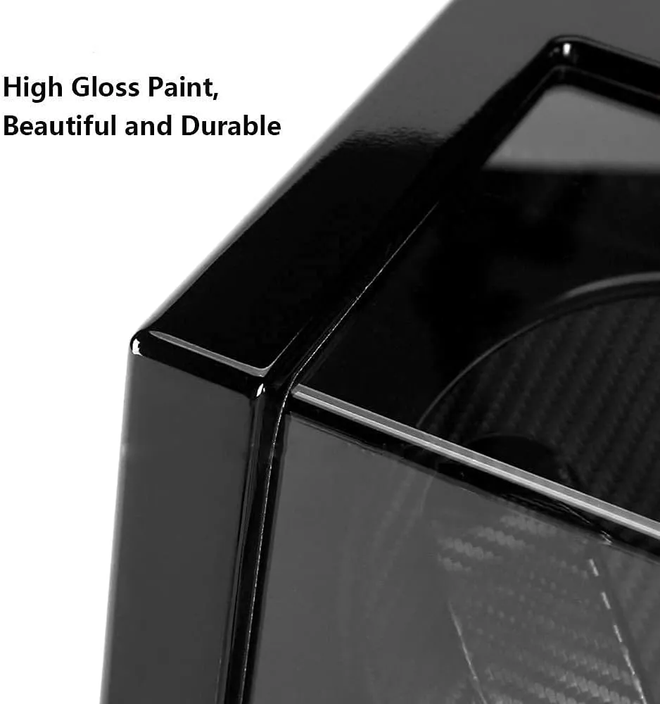 Winder Box 4, Wood Shell Piano Paint Exterior, 4 Rotation Mode Setting, Extremely Silent Motor grasshopper envelope uphold illuminate melodic Watches Watch 