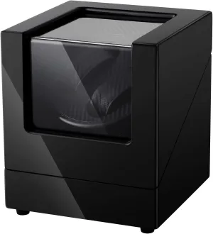 Winder with Quiet Motor 5 Rotation Mode, Black. Uten Automatic Double Watch Winder Box, Luxury Wooden Storage Case pest bust overcast zone for Mechanical Watch 
