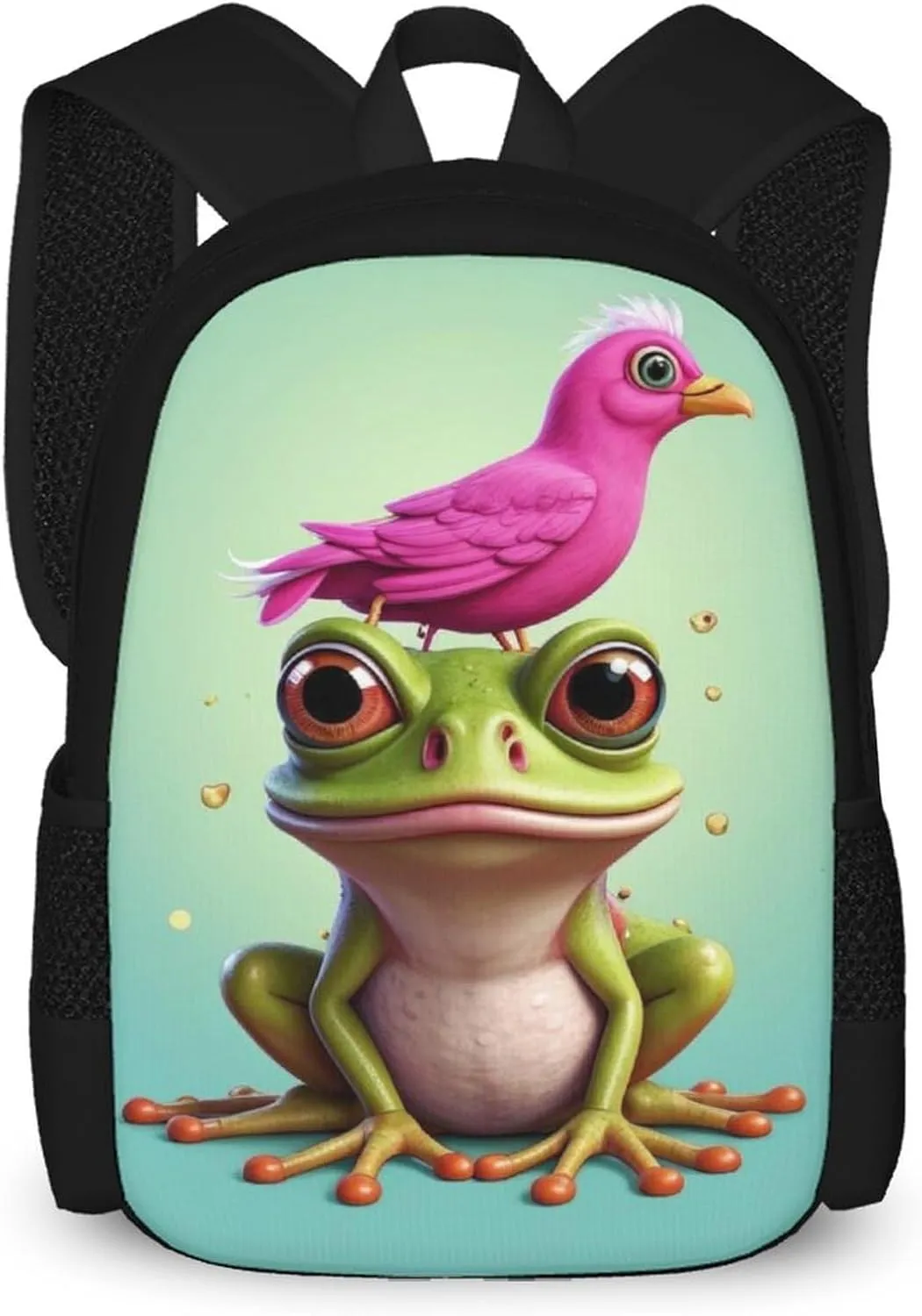 with Frog simple elm imprecise enjoyable Watch Bird Backpack SWEET TANG Men & Women Multifunction Backpack with Comfortable and Soft Shoulder Strap, Lightweight Hiking Picnic Backpack Compatible 
