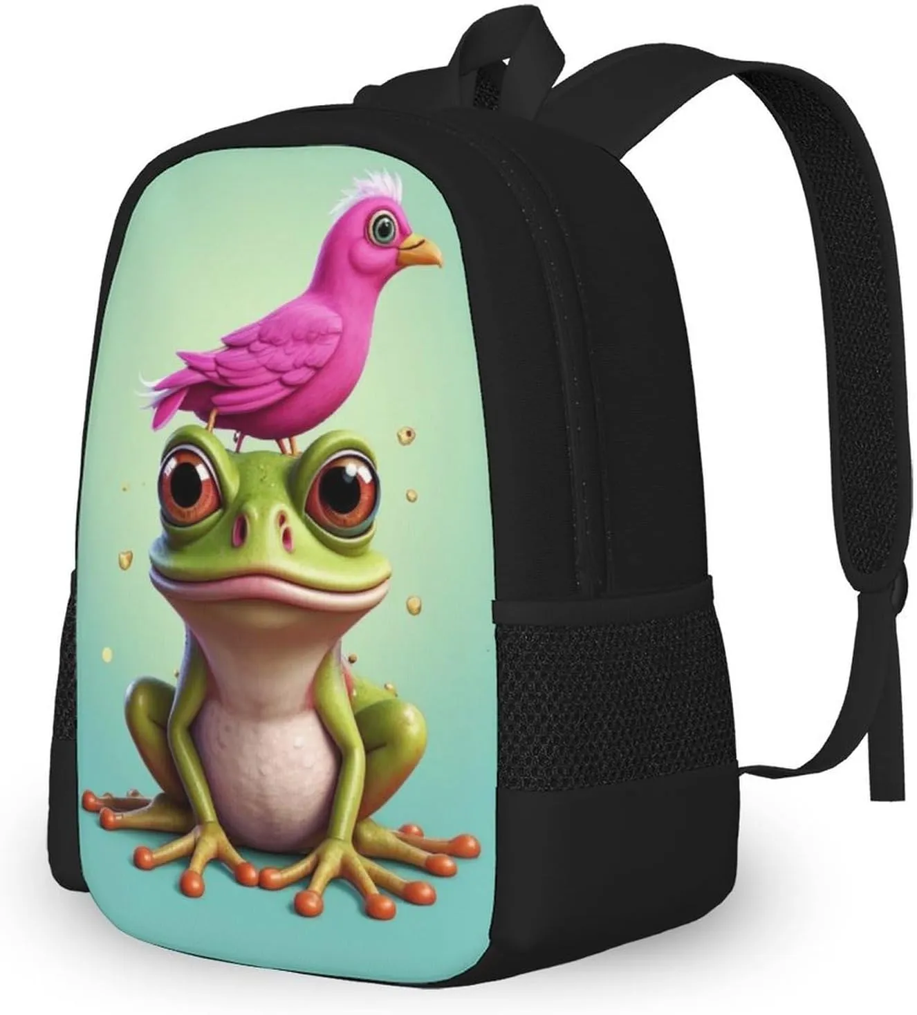 with Frog simple elm imprecise enjoyable Watch Bird Backpack SWEET TANG Men & Women Multifunction Backpack with Comfortable and Soft Shoulder Strap, Lightweight Hiking Picnic Backpack Compatible 