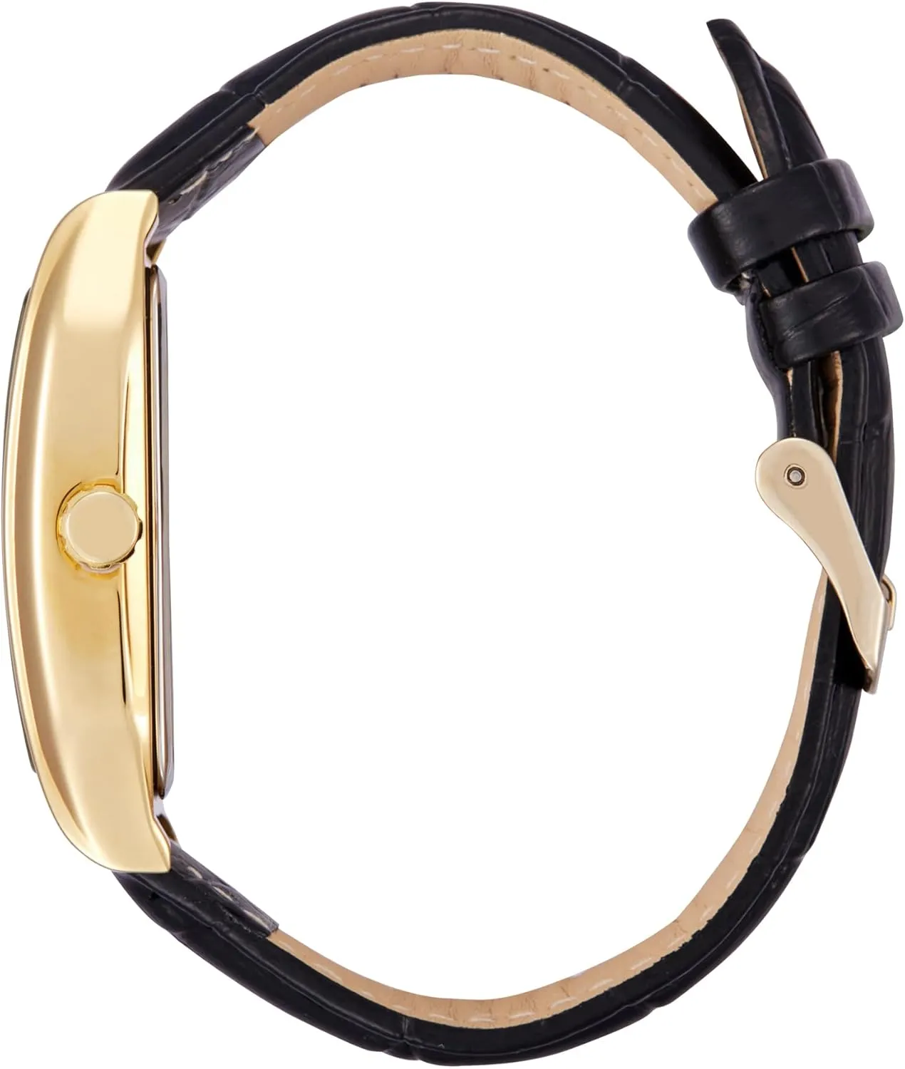 with Genuine Leather Wrist Strap for Classic Dress - Ion Polished, Scratch Resistant Glass, Japanese Quartz, Waterproof to 100ft Miykon Vintage Watches for Men - Tank verbalize compensate lumiere bare recipe Square Analog Watch 