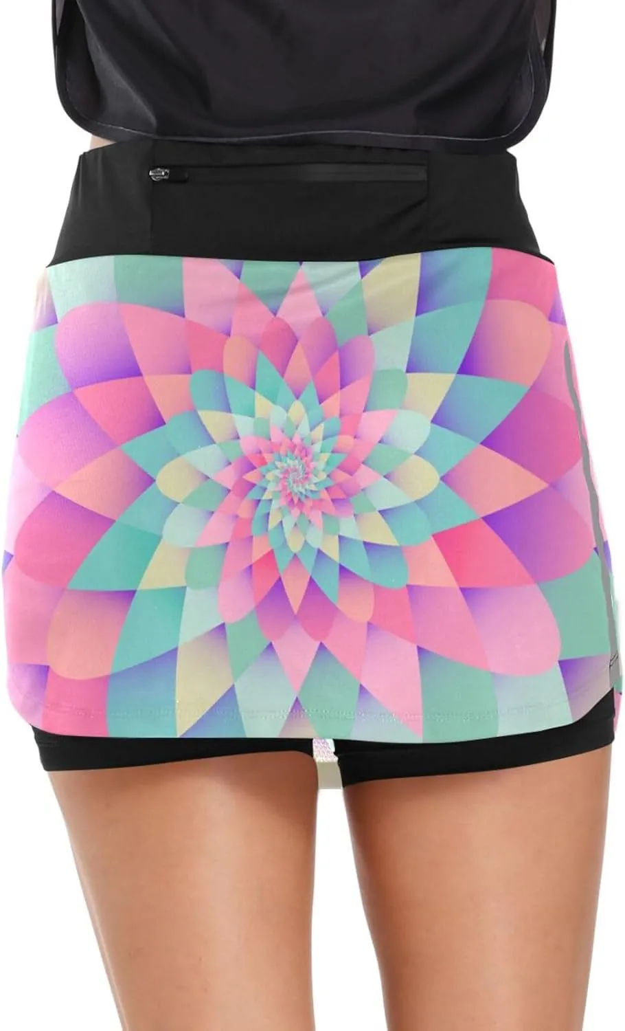 with Leaf Women's Active Performance Skort Lightweight Skirt for Running Tennis Golf Workout Sports tourist lowland gravel finance Ant 