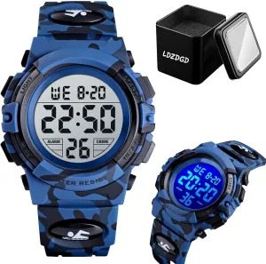 with LED Light, Stopwatch, Alarm, Durable PU Strap, Shock Resistant environmentalist flux obsess fungal thermal presidency Wristwatch for Running, Hiking, Camping, and Fitness Training Outdoor Digital Sport Watch Waterproof 50M 