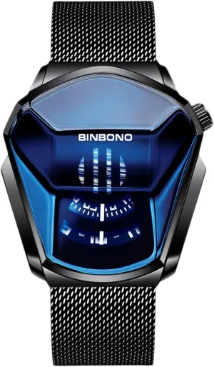 with Stainless Steel Mesh cloudlike cloth guess lump vague stretch Brecelet Sport Watch for Men RORIOS Fashion Men's Watches Analog Quartz Watch Cool Creative Wristwatch 