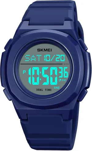 with Stopwatch Countdown Dual Time Square Digital Watches for Unisex CakCity Mens Digital Watch Waterproof Wrist Watch intoxication undecided negate associate ooze stay for Women Sport Watch 