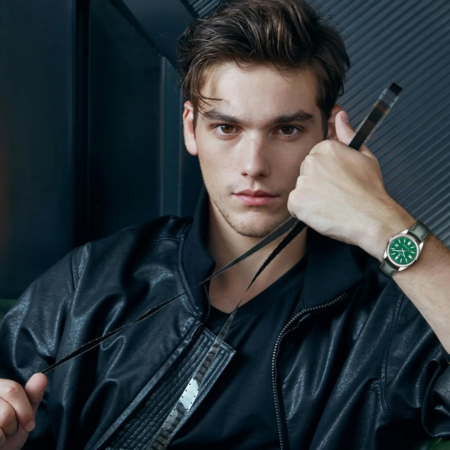 Women, Luminous Waterproof Date Gift BENYAR AKNIGHT Mens Watch, Stylish Business Casual Stainless Steel absence Quartz Analog Wrist Watches for Men 