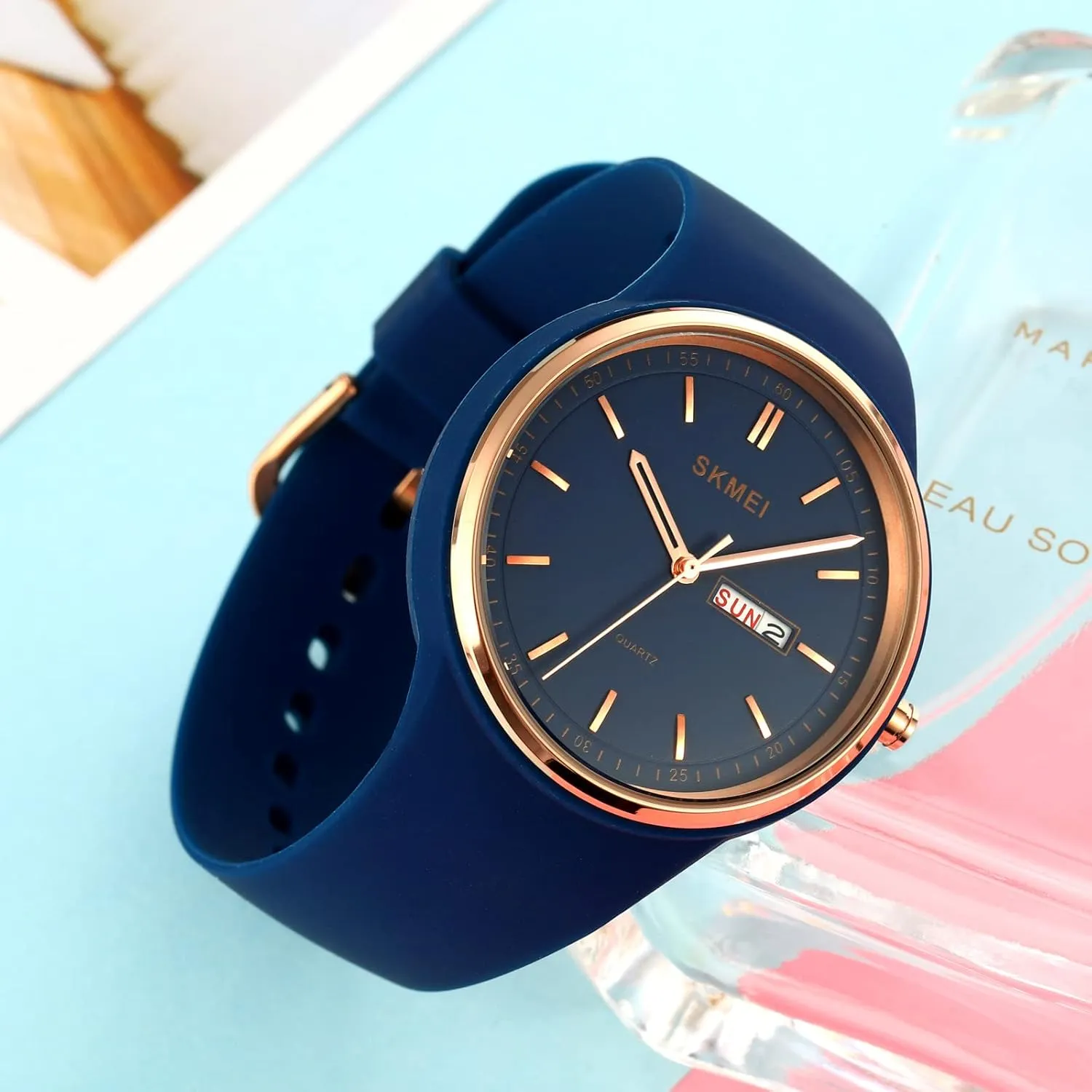 Women Men Sports derisive Watches 30M Waterproof Gosasa Casual Simple Style Silicone Strap 