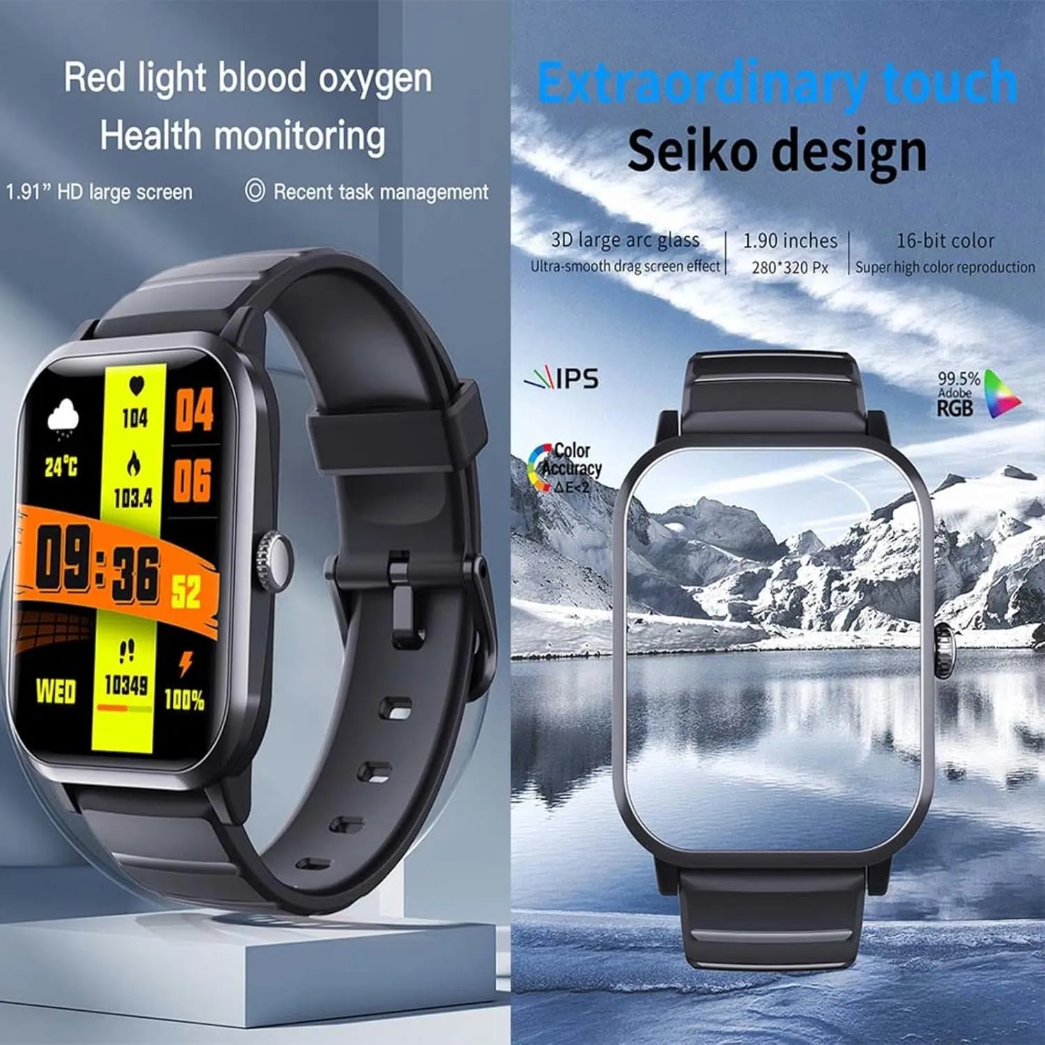 Women - Watch contradictory status timer syndrome steep That Monitors Bp 1.9" Fitness Activity Tracker Blood Pressure F330617,MilanGold 2025 Smart Watches for 