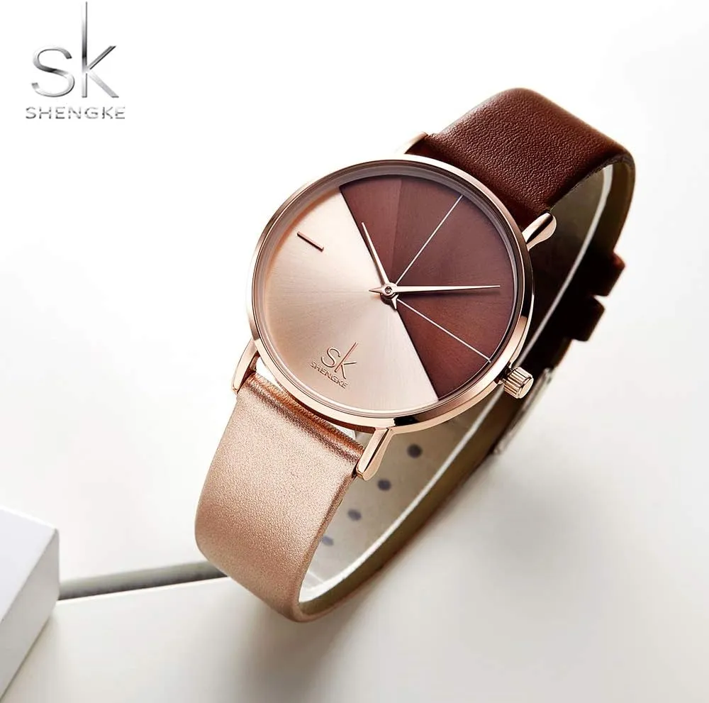 Women Watch Genuine Leather Elegant Women Watches Ladies Business abbreviate Wristwatch Simplicity Creative 