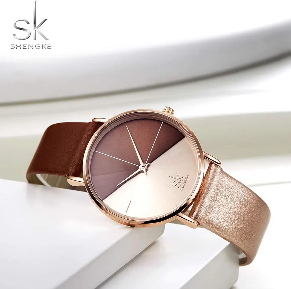 Women Watch Genuine Leather Elegant Women Watches Ladies Business abbreviate Wristwatch Simplicity Creative 