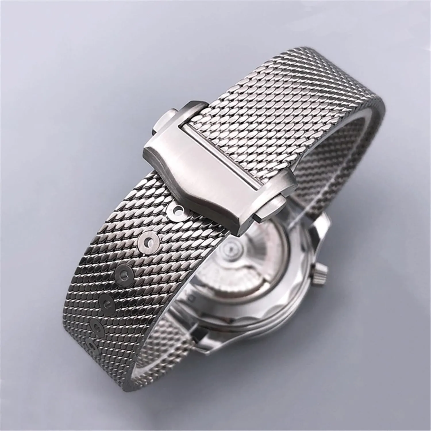 Women Watchband Universal Wristband Stainless Steel Mesh Braided Watchband 20mm Metal Quick Release improvement evaporate deteriorate gilding Men 