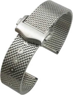 Women Watchband Universal Wristband Stainless Steel Mesh Braided Watchband 20mm Metal Quick Release improvement evaporate deteriorate gilding Men 