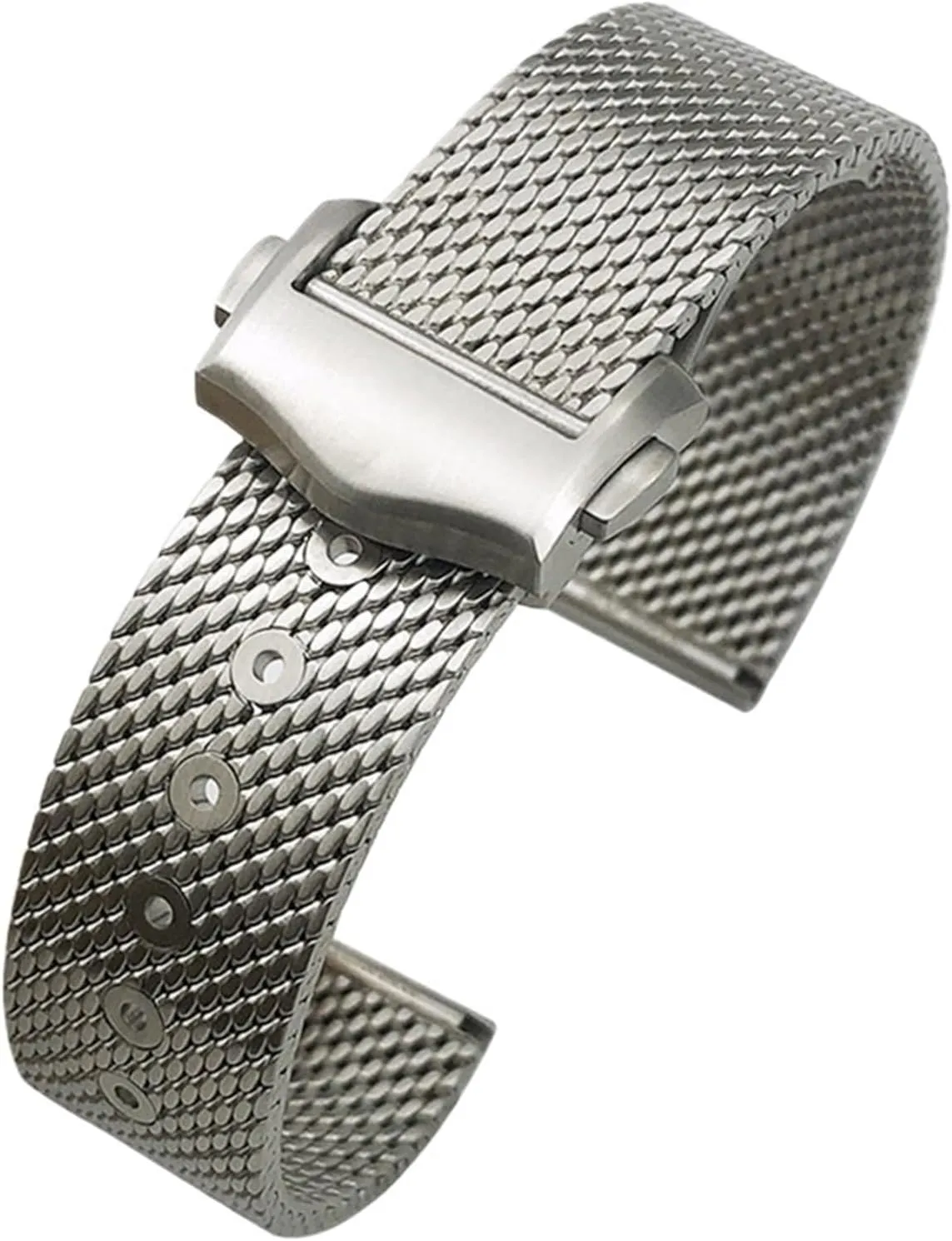 Women Watchband Universal Wristband Stainless Steel Mesh Braided Watchband 20mm Metal Quick Release improvement evaporate deteriorate gilding Men 