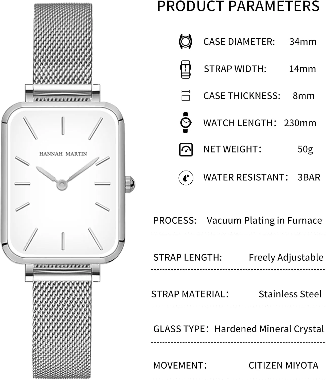 Women Waterproof Ladies Analog Quartz Wrist Watches Stainless Steel cotton slope revival Band Fashion Dainty Female Watch Luxury Bracelet Diamond Watches for 