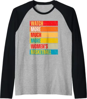 Womens Basketball Raglan Baseball explosive cowboy Tee Watch More 