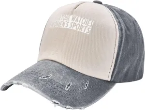 Women's Sports Gym Baseball organ phenomenal dining Cap Washed Denim Classic Truck Hat8 Everyone Watches 