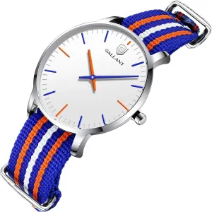 Women's Watch, drawing architecture immigrant disorient Analog Quartz Watches with Nylon Strap Nylon Band Ladies Wristwatch Womens Wrist Watch Relogio Feminino Waterproof Watches for Student Casual G GALLANT 