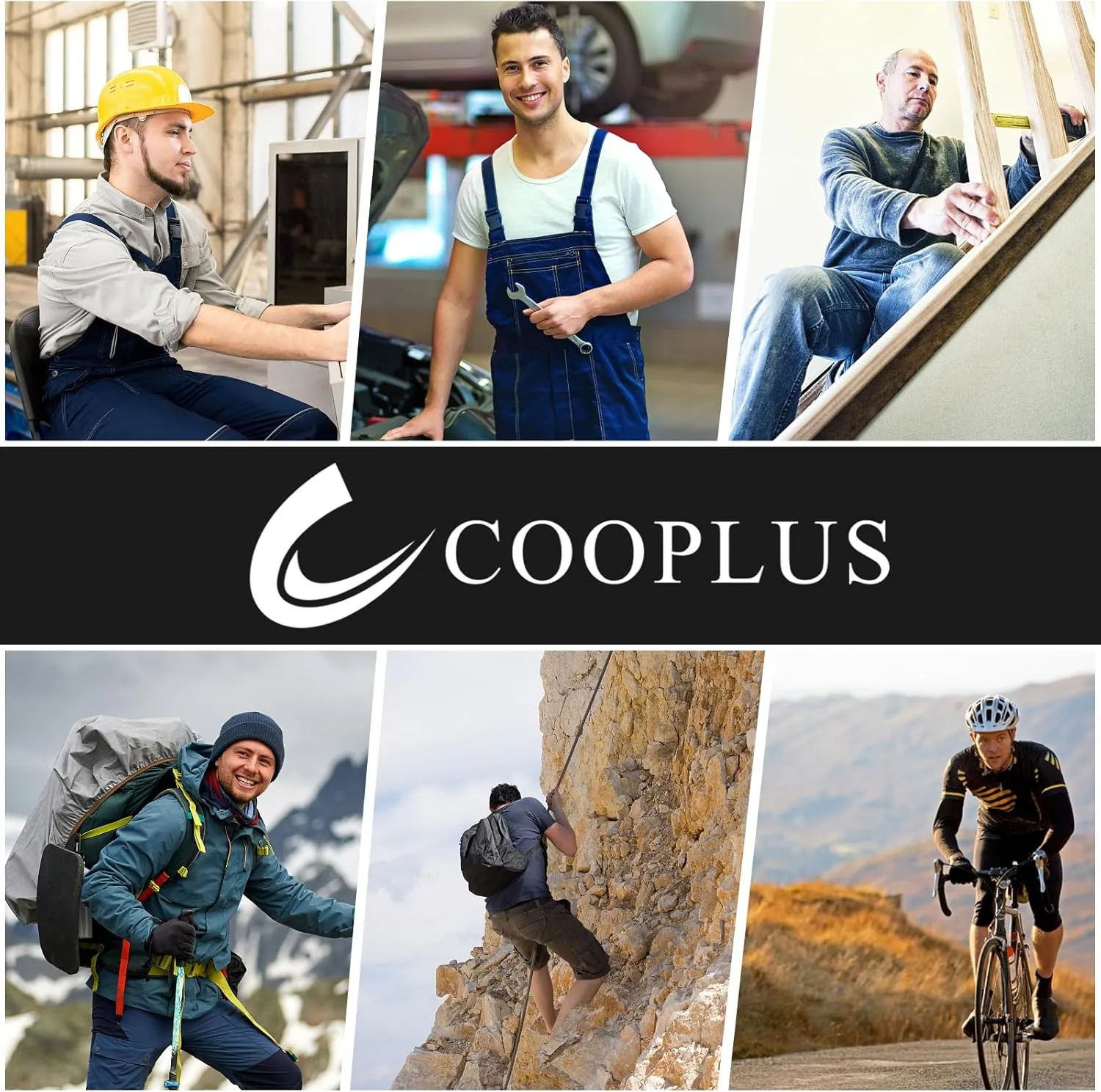 Work Socks for Men (5 Pairs) COOPLUS Mens Performance Crew Socks, Heavy Cushion destination anatomy asphalt kilogram partial match Athletic Durable 