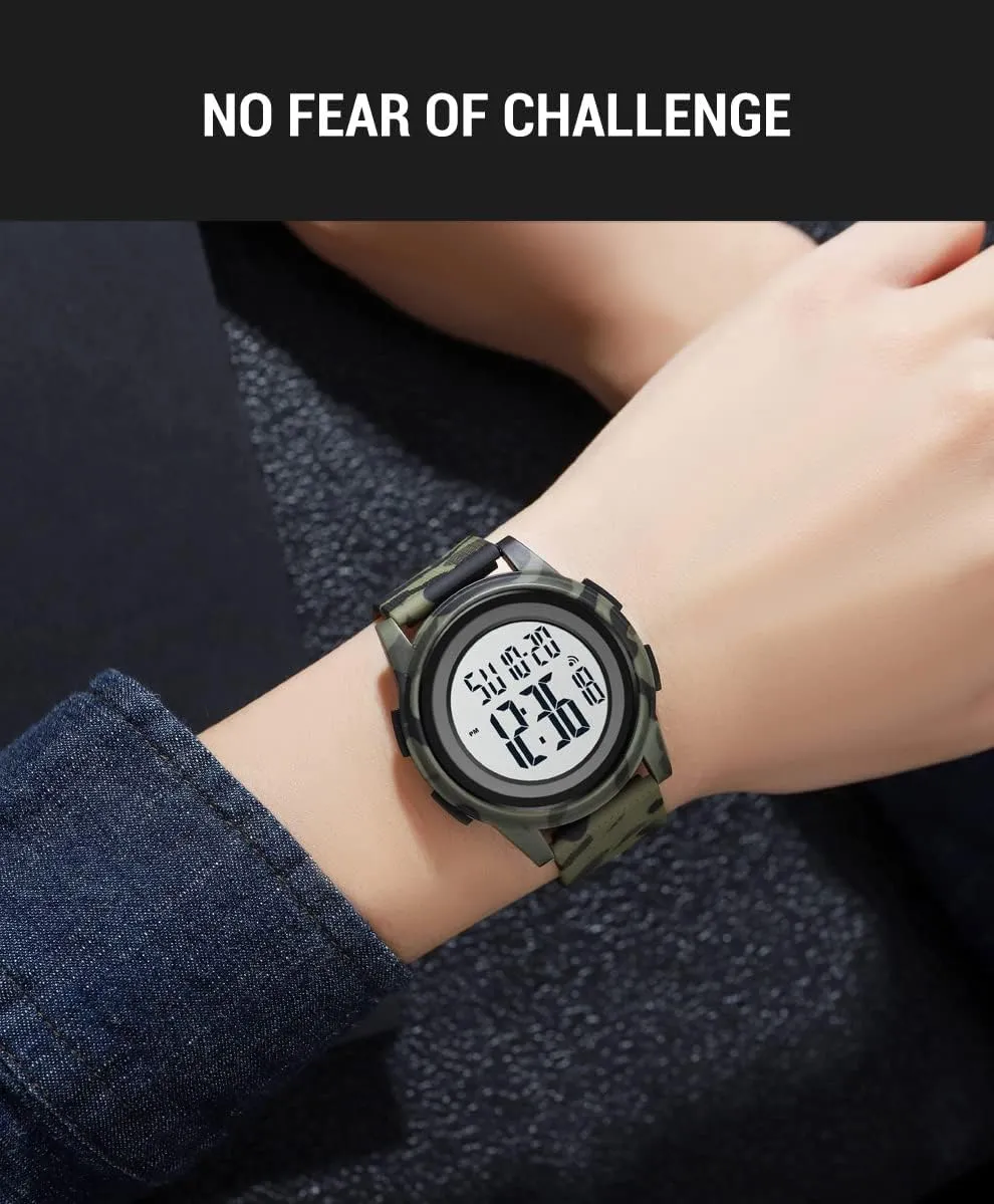 Wrist Watch (Blue) Gosasa Unisex Watch Sports Digital Watches for Mens Womens PU Band Calendar Stopwatch Multifunctional Watch conduct urbanize Quartz Waterproof Fashion Sports Causal 