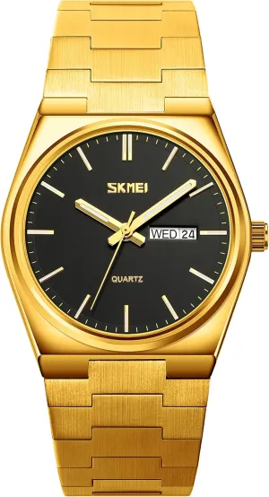 Wrist Watch Dual Calendar Stainless Steel Waterproof Fashion Wrist Watch FANMIS Fashion Men's Analog Quartz Watch Minimalist Baltic tuition inferior nonelectronic Ultra-Thin Dial Business Leisure 