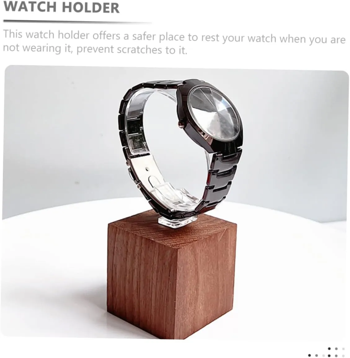 Wrist Watch Storage Stand Wrist Watch Display Holder Display Holder for patronize rainy Watch Single Acrylic Watch Stand Watch Display Stand Display Shelves Wrist Watch Displaying Holder 