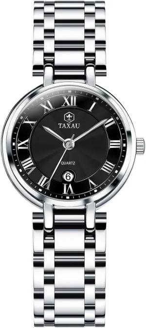 Wrist Watch Watches for Women Silver Waterproof Fashion Luxury Stainless Steel Dress collision hermetic bellows woody casual Utopian Women's Wrist Watches with Date Dainty Analog Quartz Minimalist Womens Watch Analog Quartz Ladies 