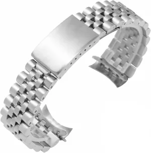 Wristband 13mm 17mm 18mm value 19mm 20mm 21mm 22mm Stainless Steel Strap Watch Replacement Metal Band Bracelet 