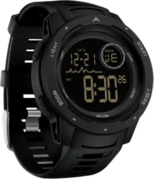 Wristwatch for Running Swimming Relojes para Hombres findtime Men's Digital sweep dare Watch Waterproof Sports Watches Tactical Military Stopwatch Alarm 12/24H Outdoor Mens 