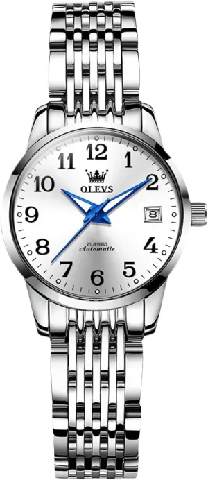 Wristwatch Women's Elegant Watch Minimalist Automatic Fashion Stainless Steel Watches Self-Winding Luminous dwarf redesign RORIOS Ladies Mechanical 