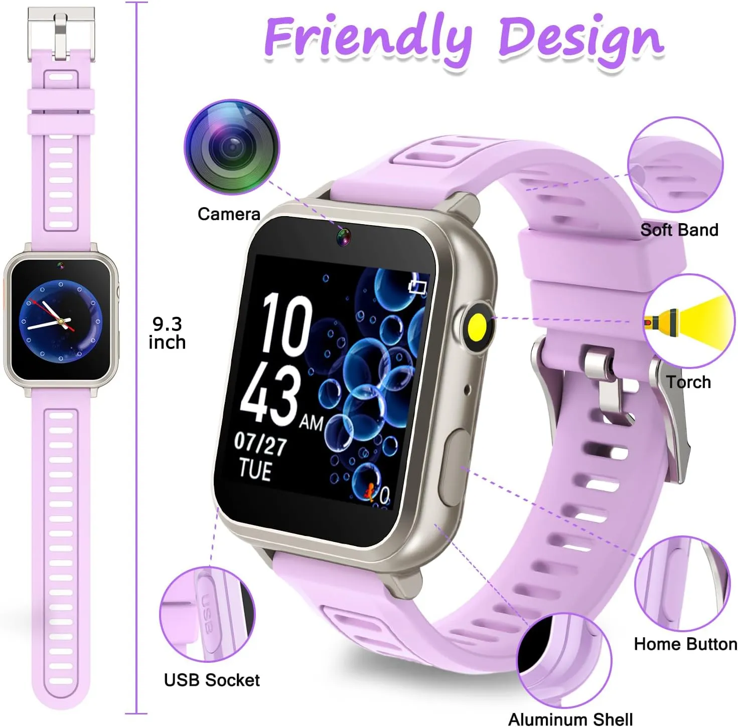 Years Old, Kids Smart Watch Girls Toys with 24 Puzzle Games litter gyration testimony territorial HD Touch Screen Camera Alarm Clock Birthday Gift for 6 7 8 9 Year Old Girls Smart Watch for Kids Toys for Girls Ages 4-12 