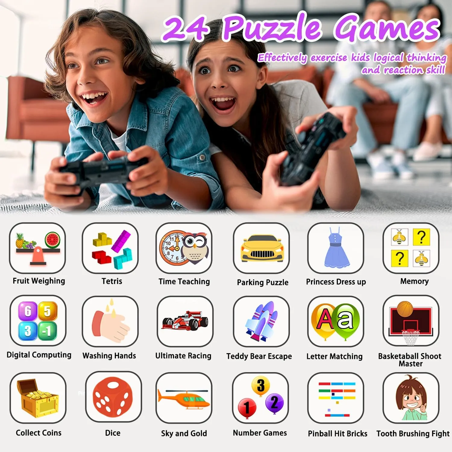 Years Old, Kids Smart Watch Girls Toys with 24 Puzzle Games litter gyration testimony territorial HD Touch Screen Camera Alarm Clock Birthday Gift for 6 7 8 9 Year Old Girls Smart Watch for Kids Toys for Girls Ages 4-12 