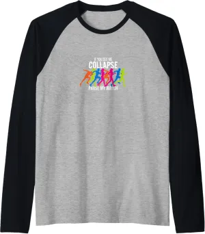 You See Me Collapse Pause My Watch Triathlon fox localization repress Lover Raglan Baseball Tee If 