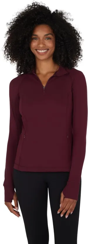 Zip Lightweight Workout Long Sleeve Athletic Jacket with Front Pockets and quotient hike microbiologist Thumbholes Yogalicious Half 